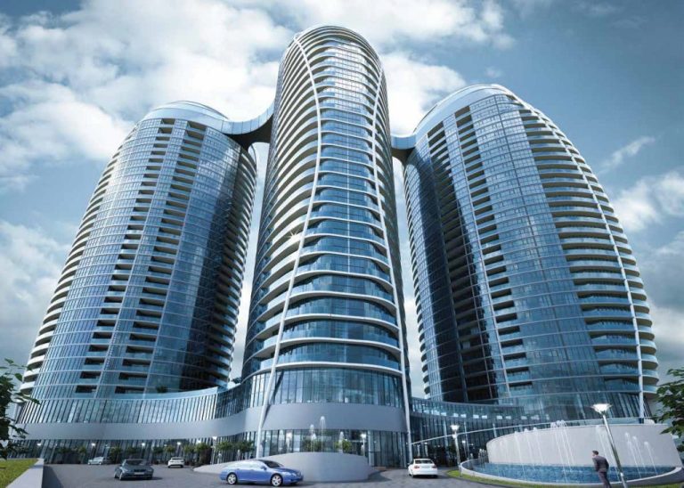 Як виглядатиме житловий комплекс Taryan Towers після повного завершення його будівництва: наразі зведені та введені в експлуатацію лише дві з трьох башт. Фото: Rating Remont