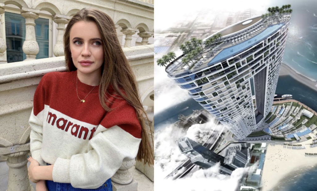 Татьяна Бутурлин и современная высотка в Дубаи